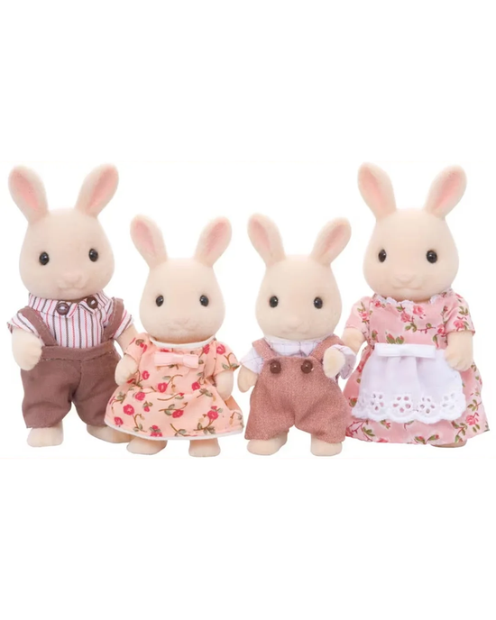 Sylvanian Families Milk Rabbit Family