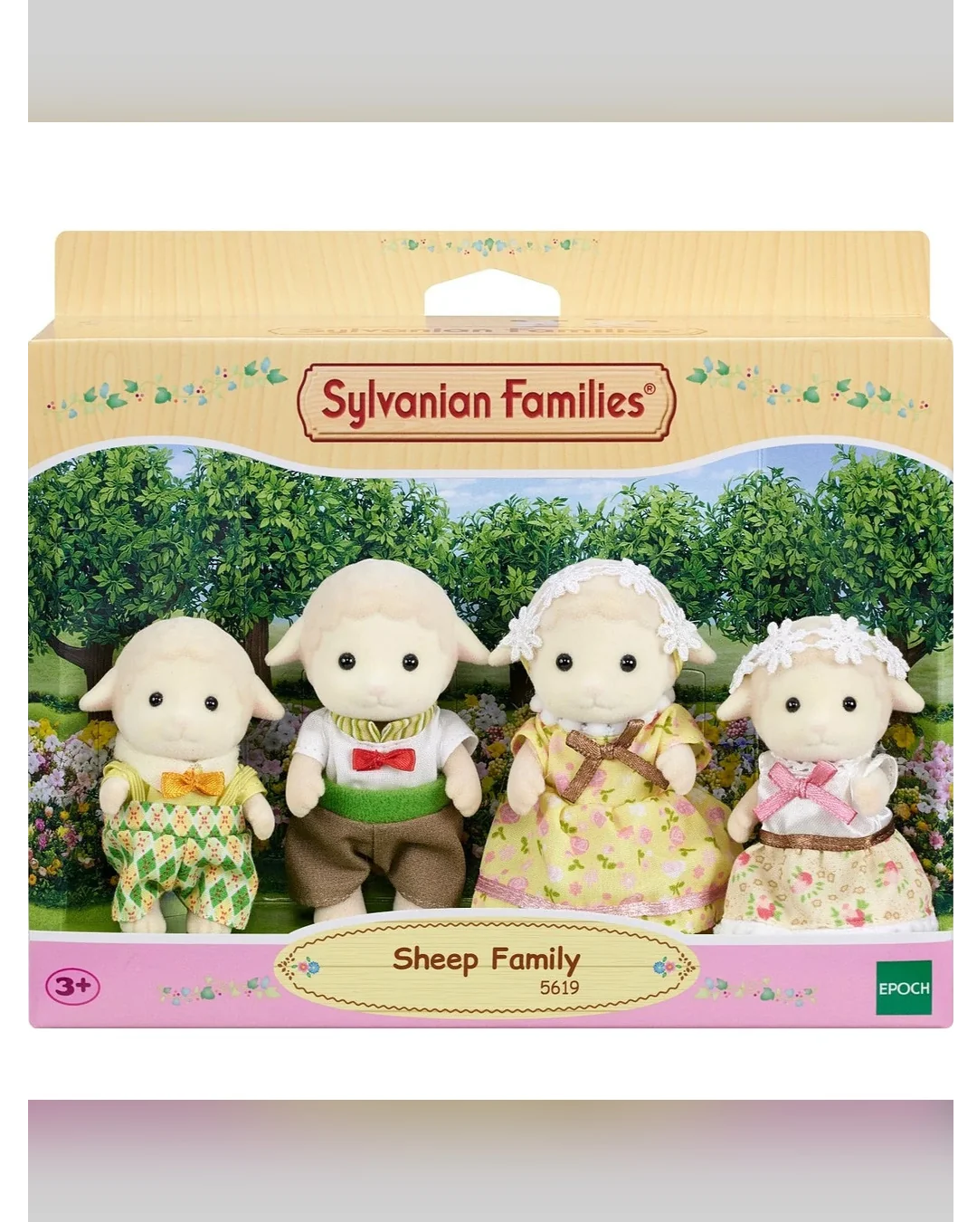 Sylvanian Families Sheep Family four figure set