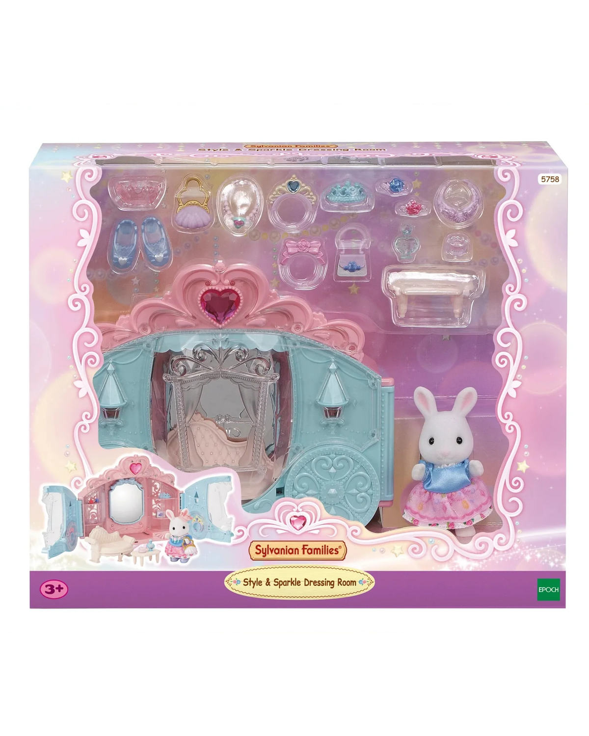 Sylvanian Families Style & Sparkle Dressing Room playset