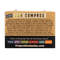 Project Genius True Genius Viking Sun Compass Brainteaser Puzzle
