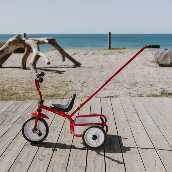 Tri-ang 2.0 Tuff Trike w Push Bar - Red