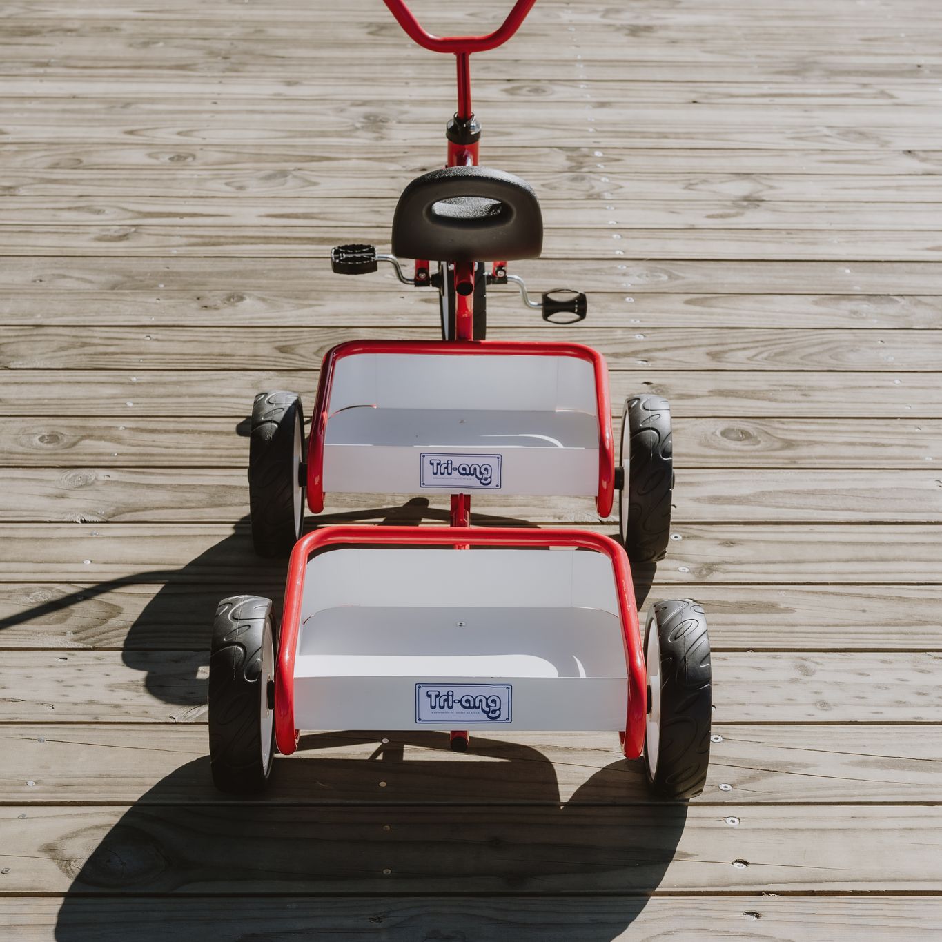 Tri-ang 2.0 Tuff Trike w Push Bar - Red