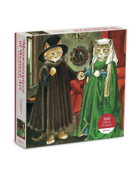 Galison The Arnolfini Marriage Meowsterpiece of Western Art 500-Piece Jigsaw Puzzle