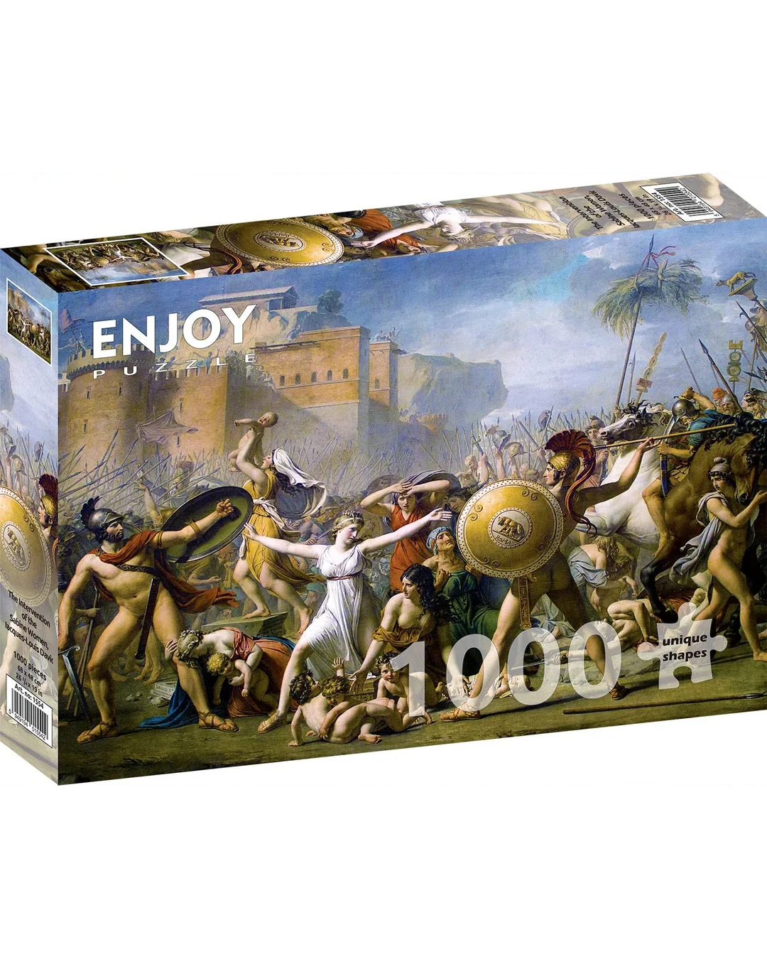 Enjoy Puzzle The Intervention of the Sabine Women 1000-Piece Jigsaw Puzzle