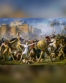 Enjoy Puzzle The Intervention of the Sabine Women 1000-Piece Jigsaw Puzzle-5