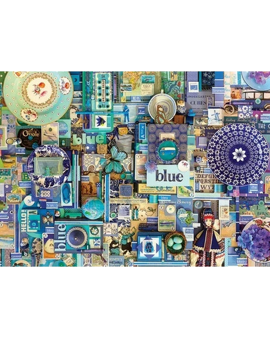 Cobble Hill The Rainbow Project Blue 1000-Piece Jigsaw Puzzle