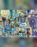 Cobble Hill The Rainbow Project Blue 1000-Piece Jigsaw Puzzle-4