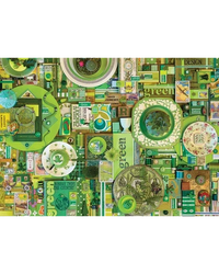 Cobble Hill The Rainbow Project Green 1000-Piece Jigsaw Puzzle-2