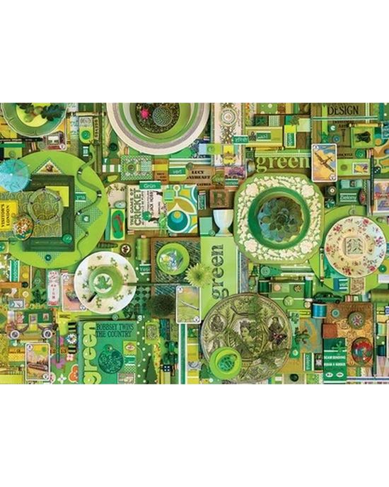 Cobble Hill The Rainbow Project Green 1000-Piece Jigsaw Puzzle