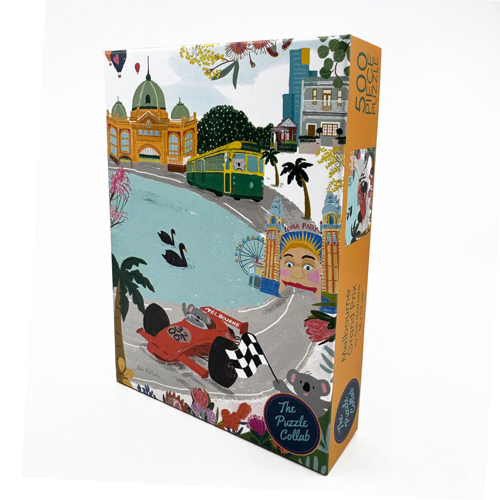The Puzzle Collab Melbourne Grand Prix 500pc Jigsaw Puzzle