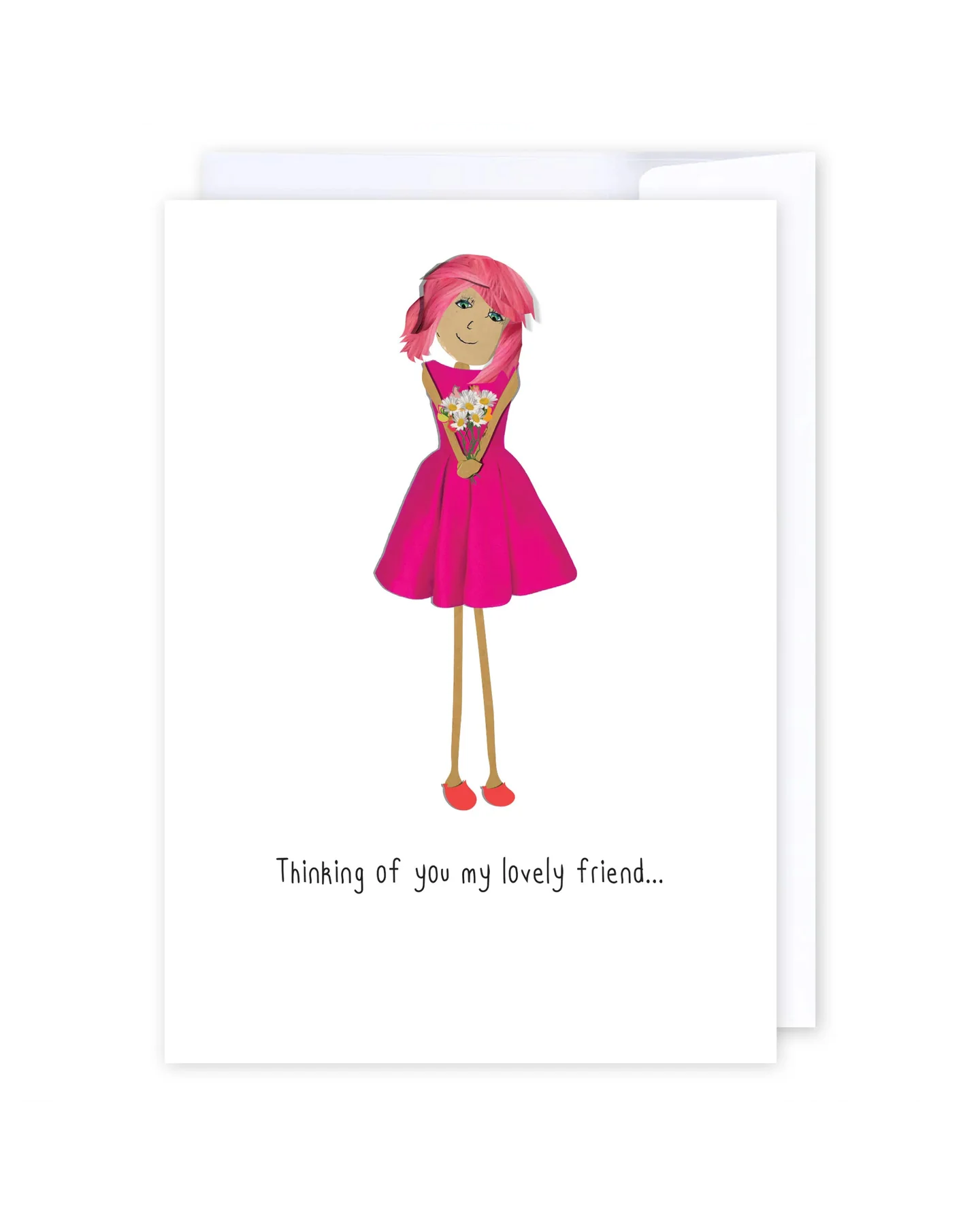 Thinking of you lovely friend Greeting Cards