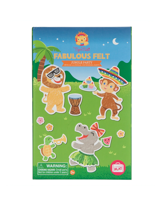 Tiger Tribe Fabulous Felt Jungle Party Craft Kit