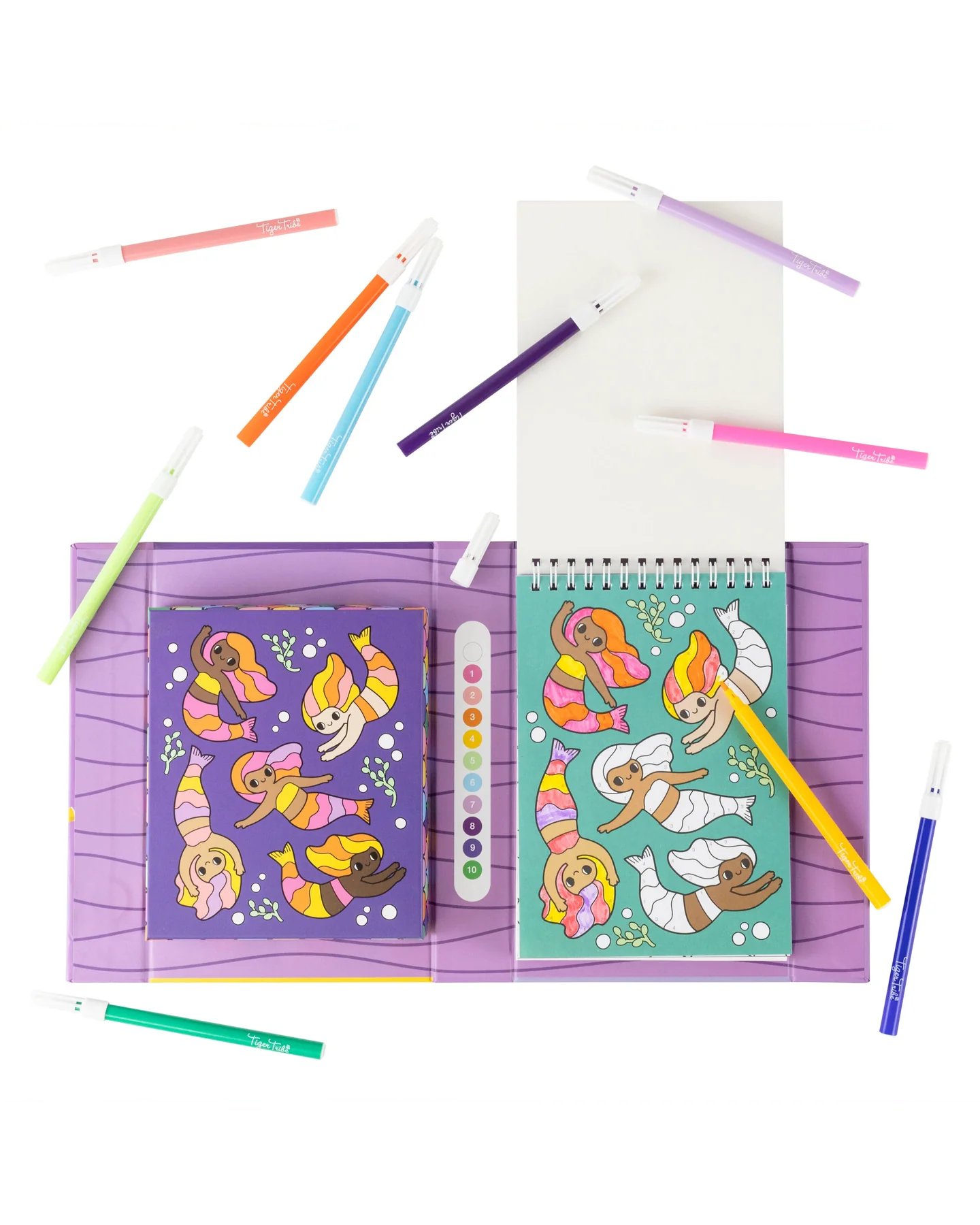 Tiger Tribe Mermaids and Friends Colour by Numbers Set-2