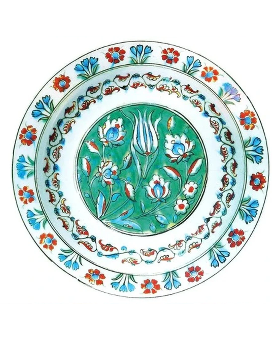 Tin Plate: Turkish Flower - Ashmolean Museum Tin Plates