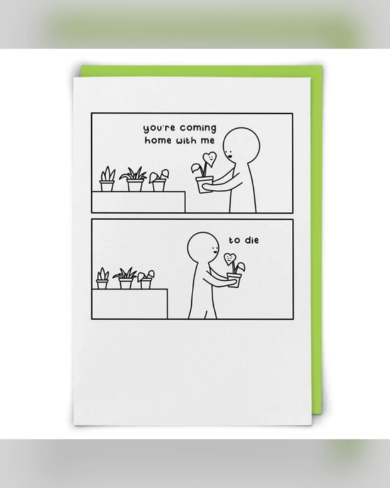 To Die - Humour Card