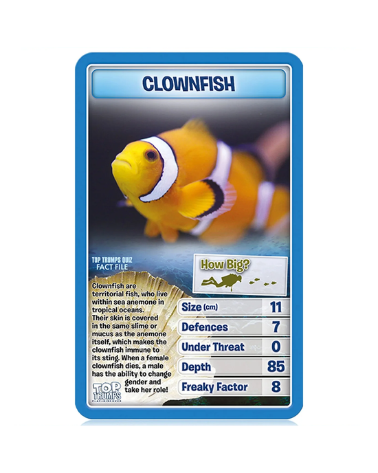 Top Trumps Creatures of the Deep Card Game