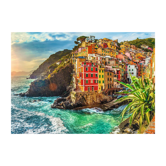 Trefl Photo Odyssey Puzzle - 1000pc Premium Plus - Town of Riomaggiore, Italy