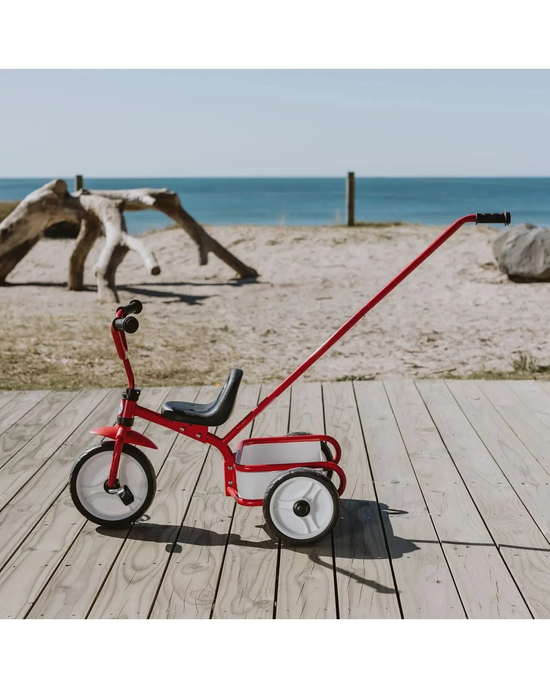 Tri-ang 2.0 Tuff Trike with Push Bar – Red