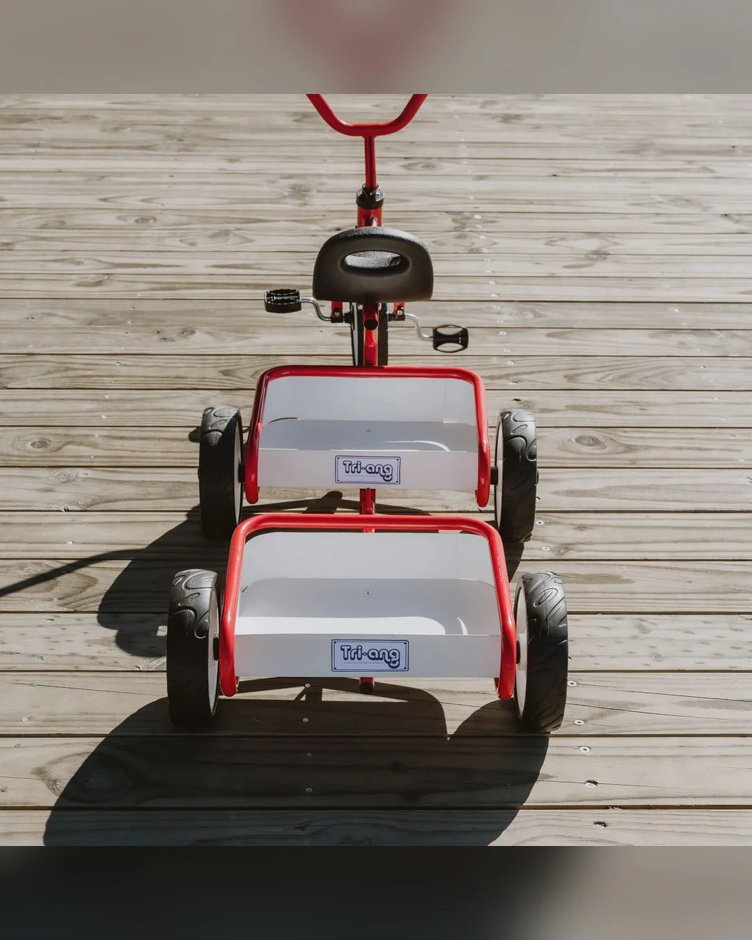 Tri-ang 2.0 Tuff Trike with Push Bar – Red Children’s trike with push bar