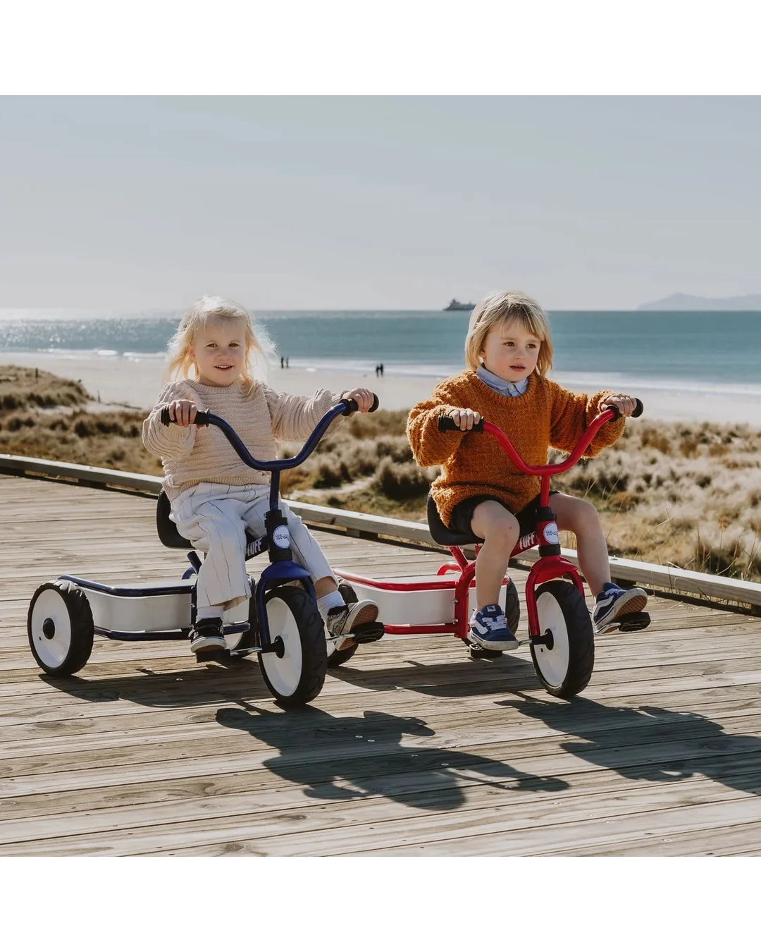 Tri-ang 2.0 Tuff Trike with Push Bar – Red Children’s trike with push bar