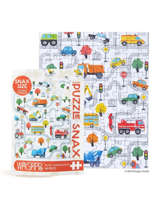 Trucks & Transportation 48 Pce - Puzzle Snax