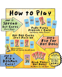 University Games Dog Man The Hot Dog Tinned Card Game Tinned card game