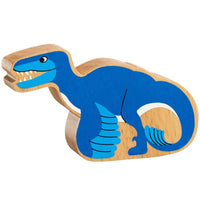 Lanka Kade Blue Utahraptor Wooden Dinosaur Figure