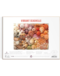Galison Vibrant Seashells 1000-Piece Jigsaw Puzzle-3