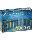 Enjoy Puzzle Vincent Van Gogh: Starry Night Over Rhone 1000-Piece Jigsaw Puzzle