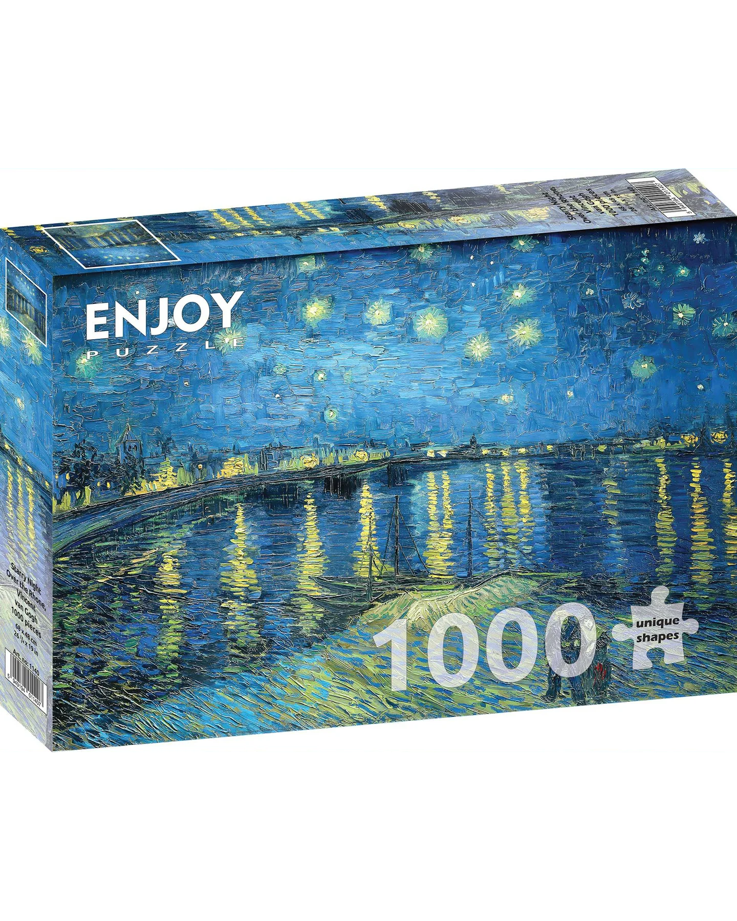 Enjoy Puzzle Vincent Van Gogh: Starry Night Over Rhone 1000-Piece Jigsaw Puzzle