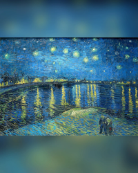 Enjoy Puzzle Vincent Van Gogh: Starry Night Over Rhone 1000-Piece Jigsaw Puzzle-3