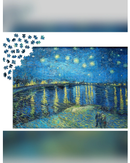 Enjoy Puzzle Vincent Van Gogh: Starry Night Over Rhone 1000-Piece Jigsaw Puzzle-4