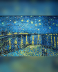 Enjoy Puzzle Vincent Van Gogh: Starry Night Over Rhone 1000-Piece Jigsaw Puzzle-5