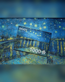 Enjoy Puzzle Vincent Van Gogh: Starry Night Over Rhone 1000-Piece Jigsaw Puzzle-6