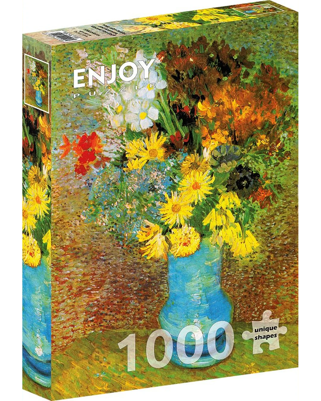 Enjoy Puzzle Vincent Van Gogh: Vase with Daisies and Anemones 1000-Piece Jigsaw Puzzle