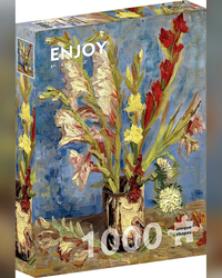 Enjoy Puzzle Vincent Van Gogh: Vase with Gladioli and Chinese Asters 1000-Piece Jigsaw Puzzle