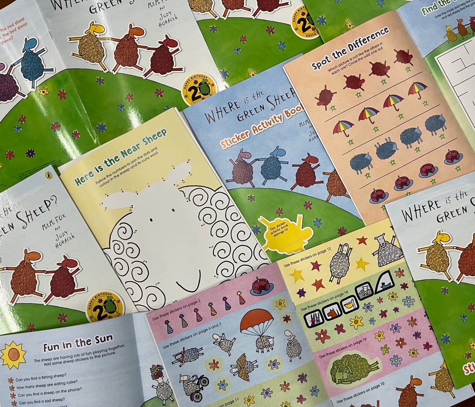 Where is the Green Sheep? Sticker Activity Book