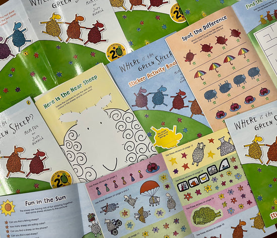 Where is the Green Sheep? Sticker Activity Book