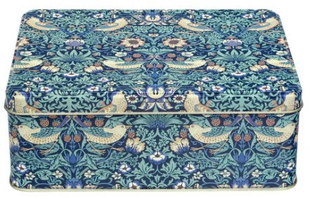 Arts & Crafts - Strawberry Thief - Deep Rectangular Tin