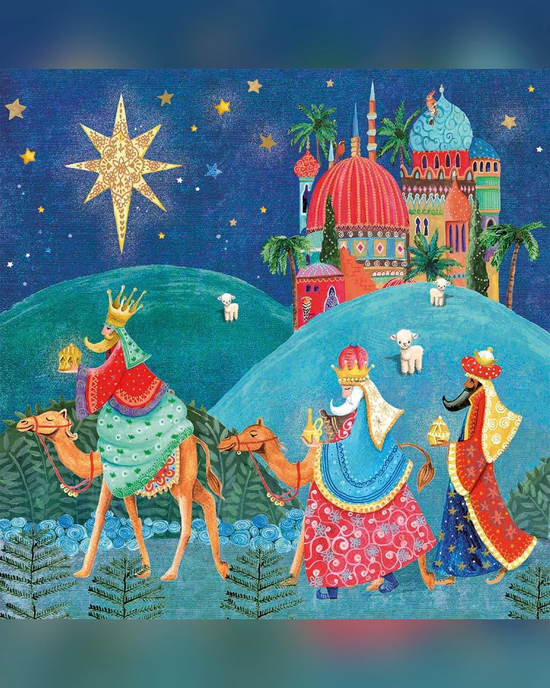 We Three Kings 5 Pkt - Christmas Card Pack