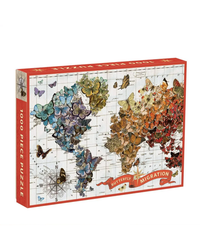 Galison Wendy Gold Winged Metamorphosis 1000-Piece Jigsaw Puzzle