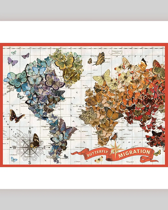 Galison Wendy Gold Winged Metamorphosis 1000-Piece Jigsaw Puzzle
