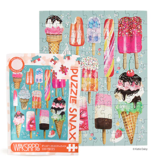 Ice Cream & Pops 100 Pce - Puzzle Snax