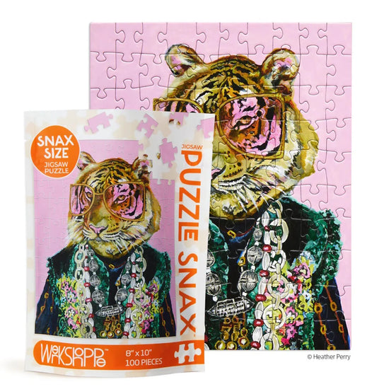 WerkShoppe - Rose Coloured Glasses - Snax 100 Pce - Puzzle Snax