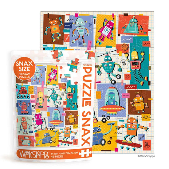 Robots 48 Pce - Puzzle Snax