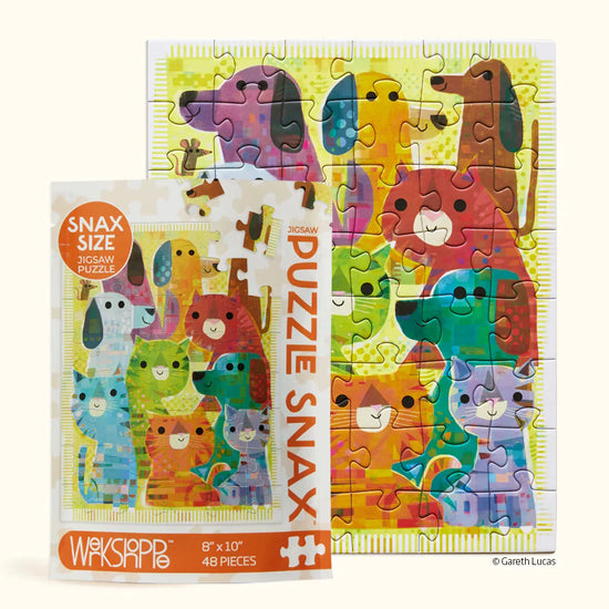 Cats & Dogs 48 Pce - Puzzle Snax