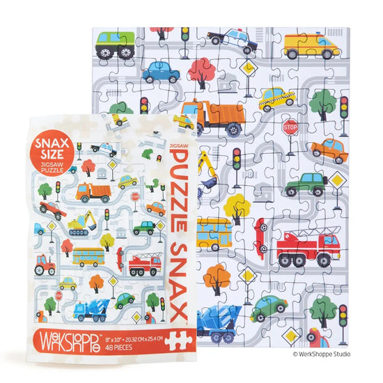 Trucks & Transportation 48 Pce - Puzzle Snax
