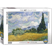 Eurographics Van Gogh Wheat Field with Cypresses 1000-piece puzzle