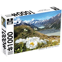 Premium Cut 1000pc Puzzle: Mt Cook Wildflowers