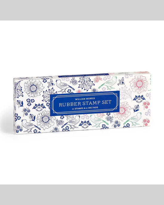 Galison William Morris Rubber Stamp Set